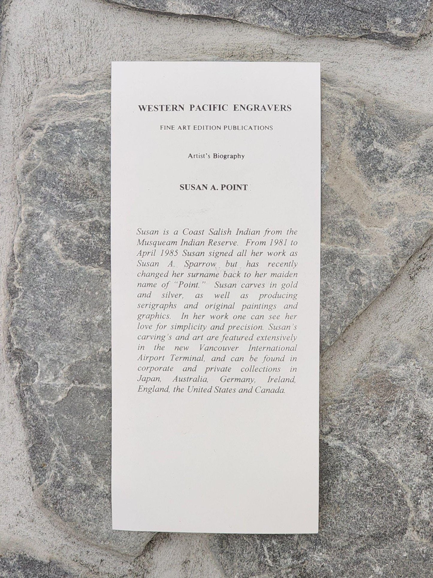 "Man and Eagles" by Susan Point